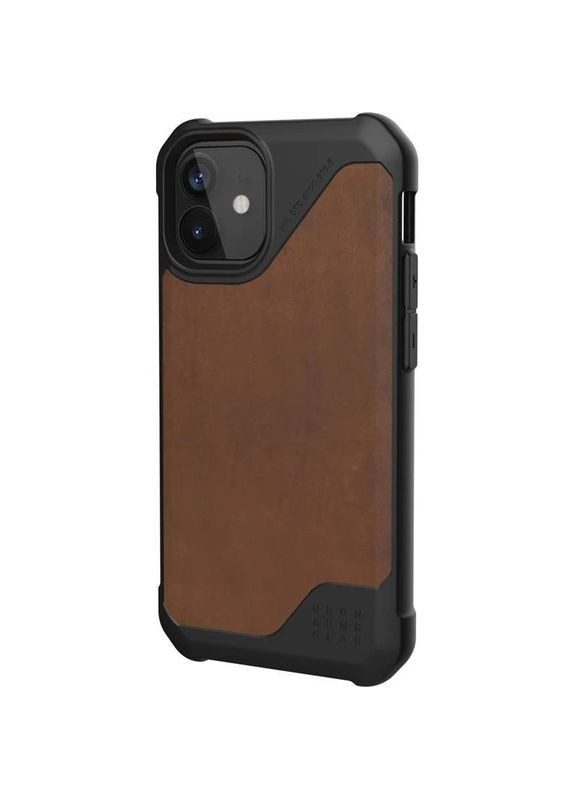 Чохол-накладка Metropolis Lite для Apple iPhone 12 Mini Leather Brown (11234O118380) Urban Armor Gear (341487202)