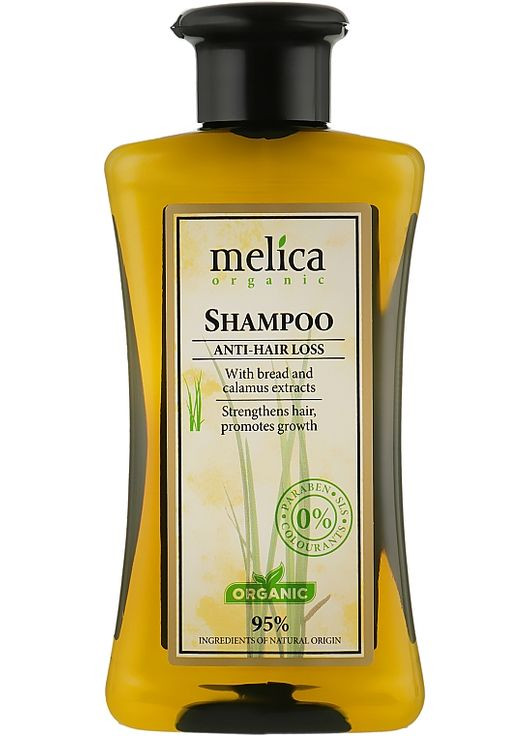 Шампунь для волос "Питательный" против выпадения волос Anti-hair Loss Shampoo 300ml (206659-28740) Melica Organic (368626042)