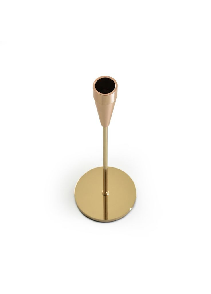 Підсвічники святкові REMY-DEСOR металеві Artdeco золотого кольору набір 3 шт. висота 23см 28см 33см декор REMY-DECOR (293152686)