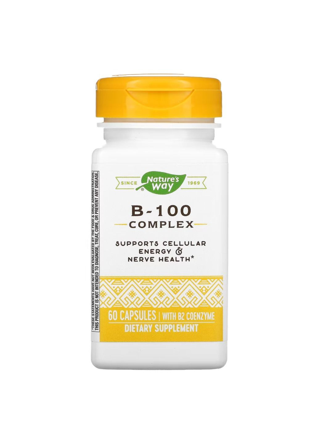 Комплекс витаминов B-100 Complex - 60 caps Nature's Way (280917179)