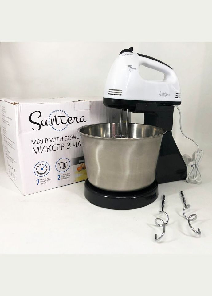 Міксер/Блендер SMX-504 стаціонарний міксер, міксер тістоміс для дому, міксер планетарний комбайн Suntera (364665816)