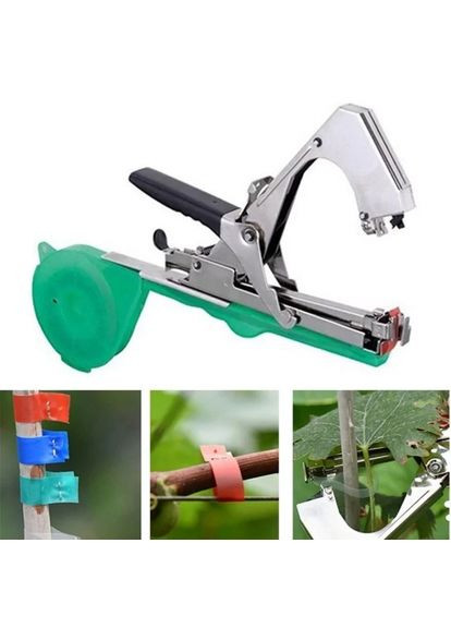 Ножиці садові для підв'язування рослин Тапенер зелені металеві та пластикові для винограду огірків помідорів ProDobro (365443028)