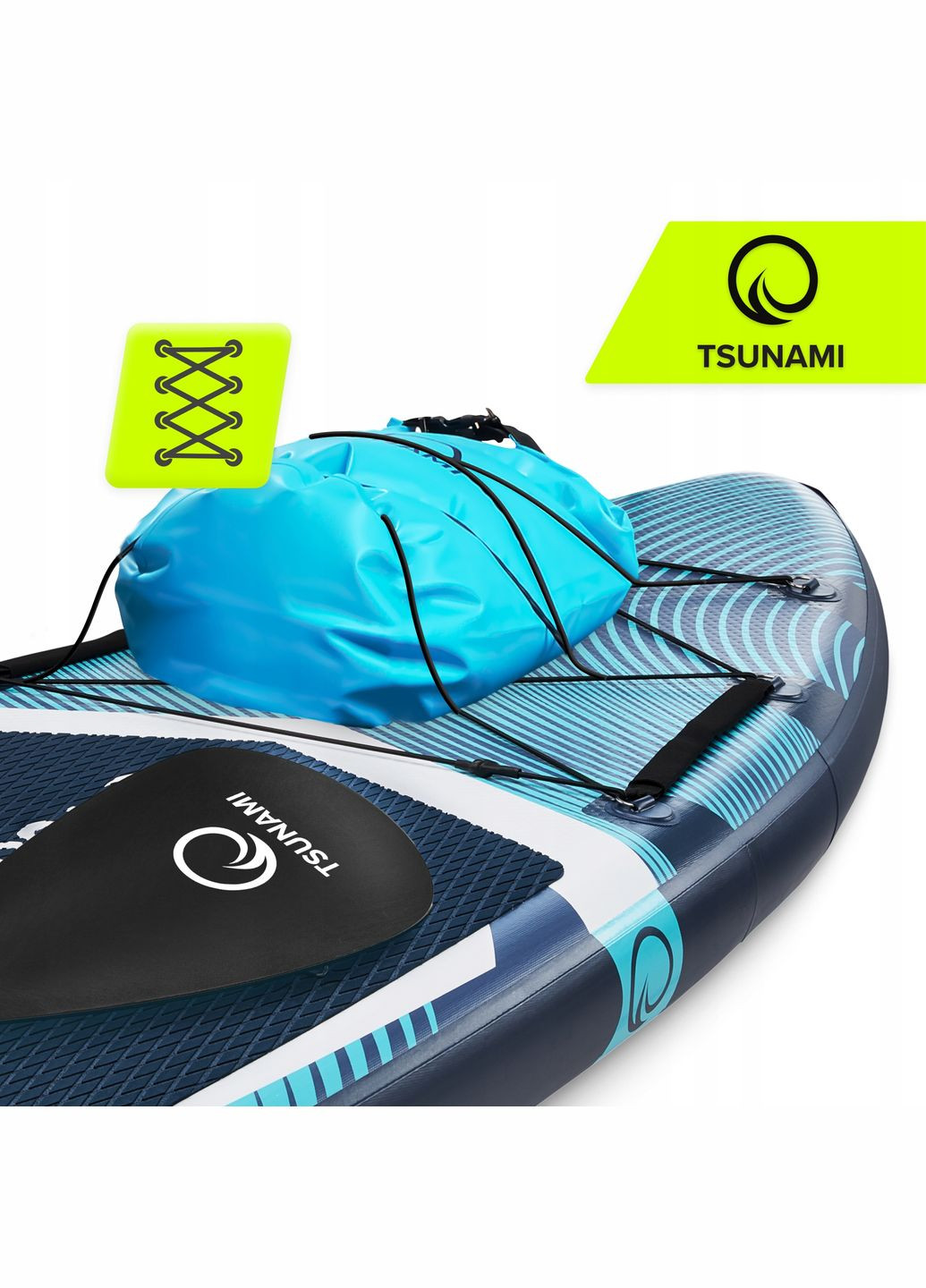 Надувная SUP доска PRO 350 см с веслом T12 (P-5905973405607) TSUNAMI (334629438)