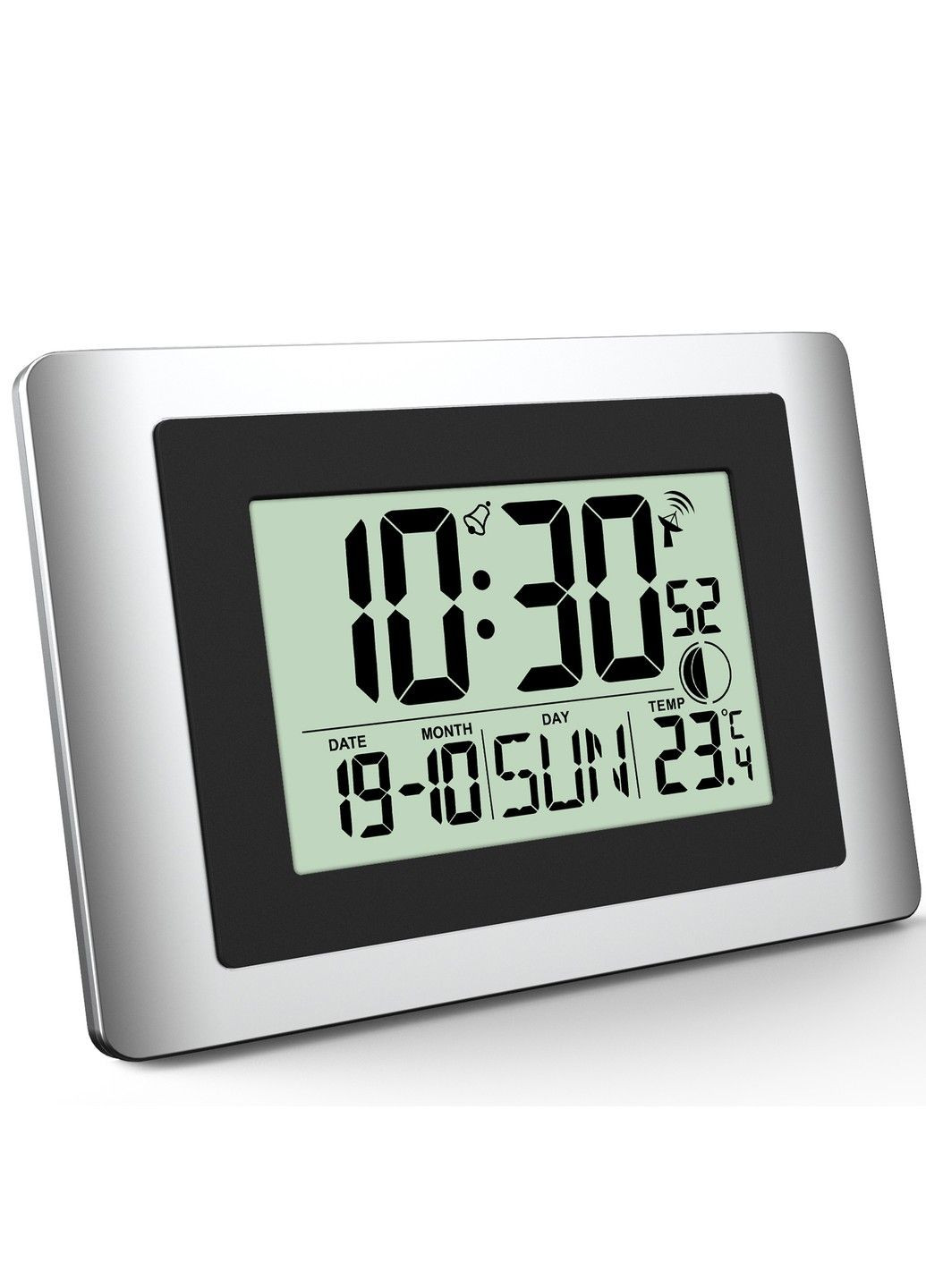 Часы настенные WS8028 Silver/Black (WS8028) Technoline (301221485)