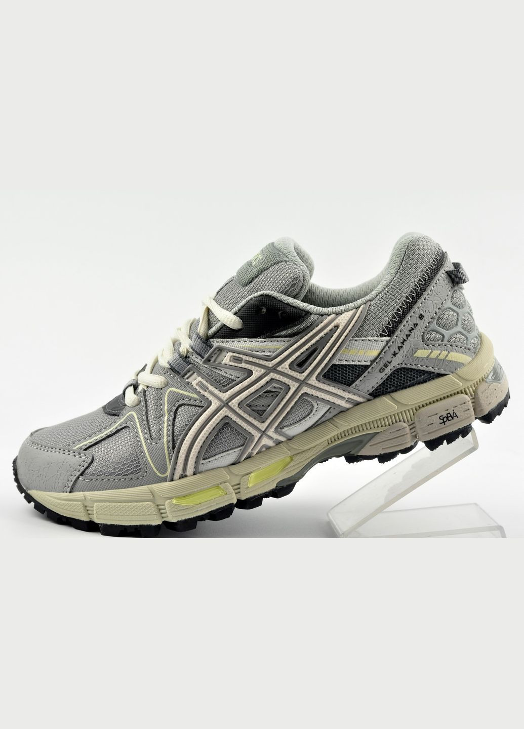 Серые всесезонные кроссовки унисекс asics gel kahana 8 No Brand