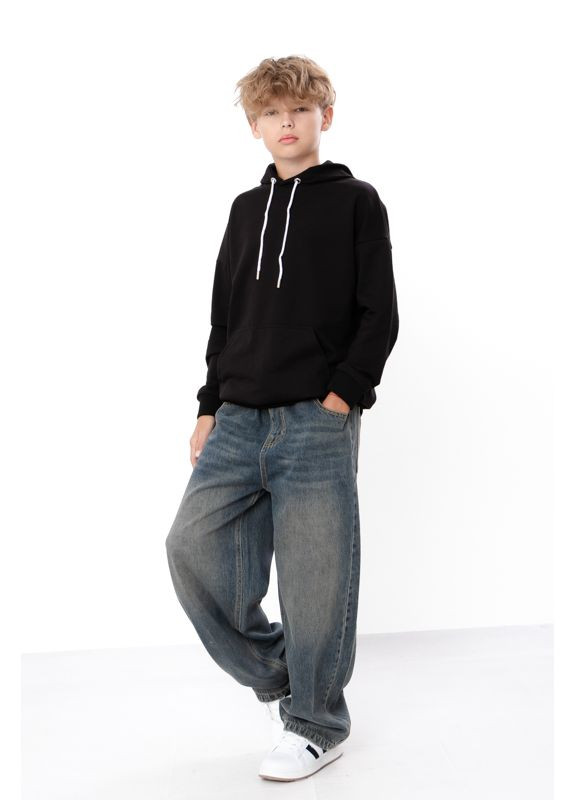 Темно-серые демисезонные джинсы подростковые (демисезон) (p-17820) Носи своє