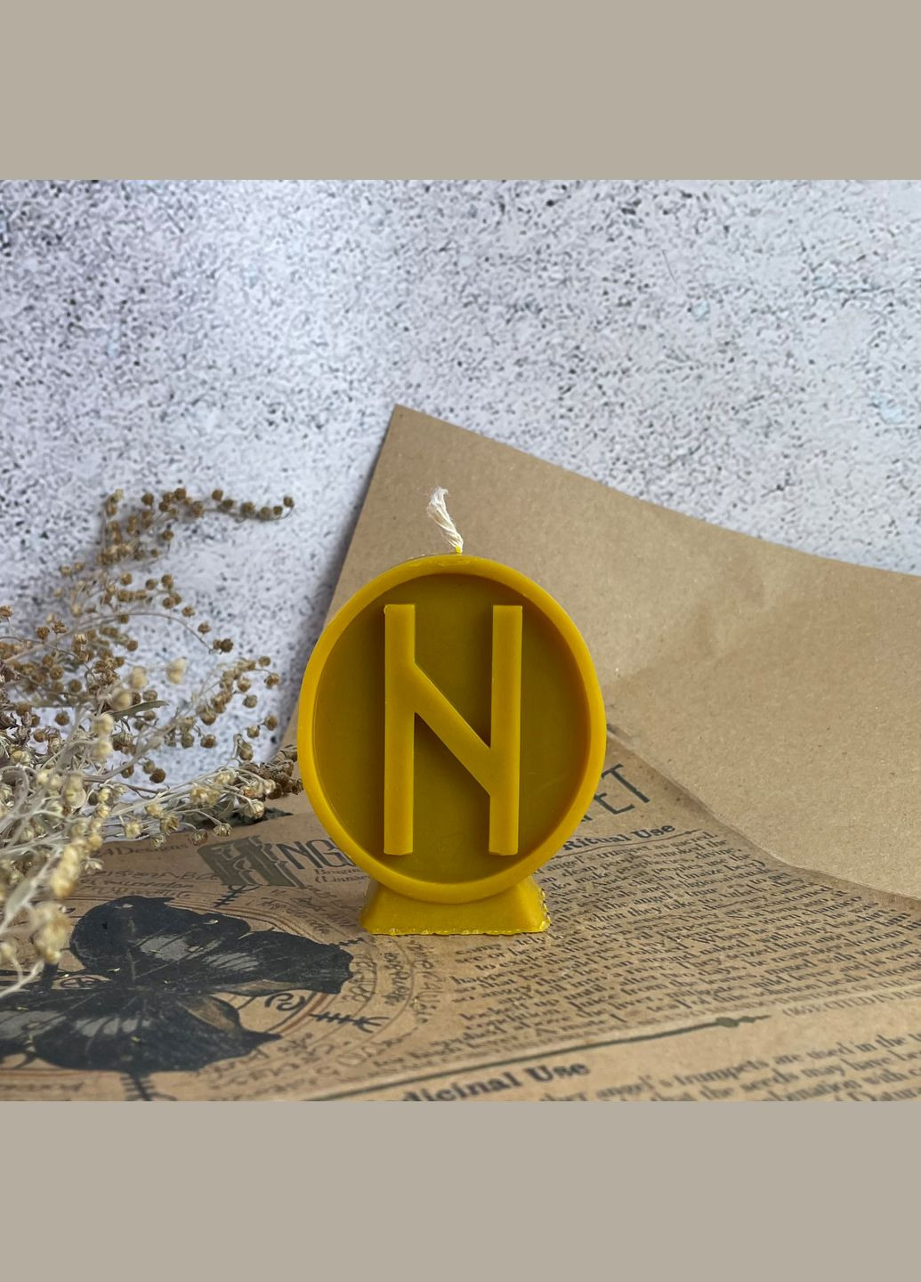 Воскова рунічна свічка - Хагалаз 5Candles (322347542)