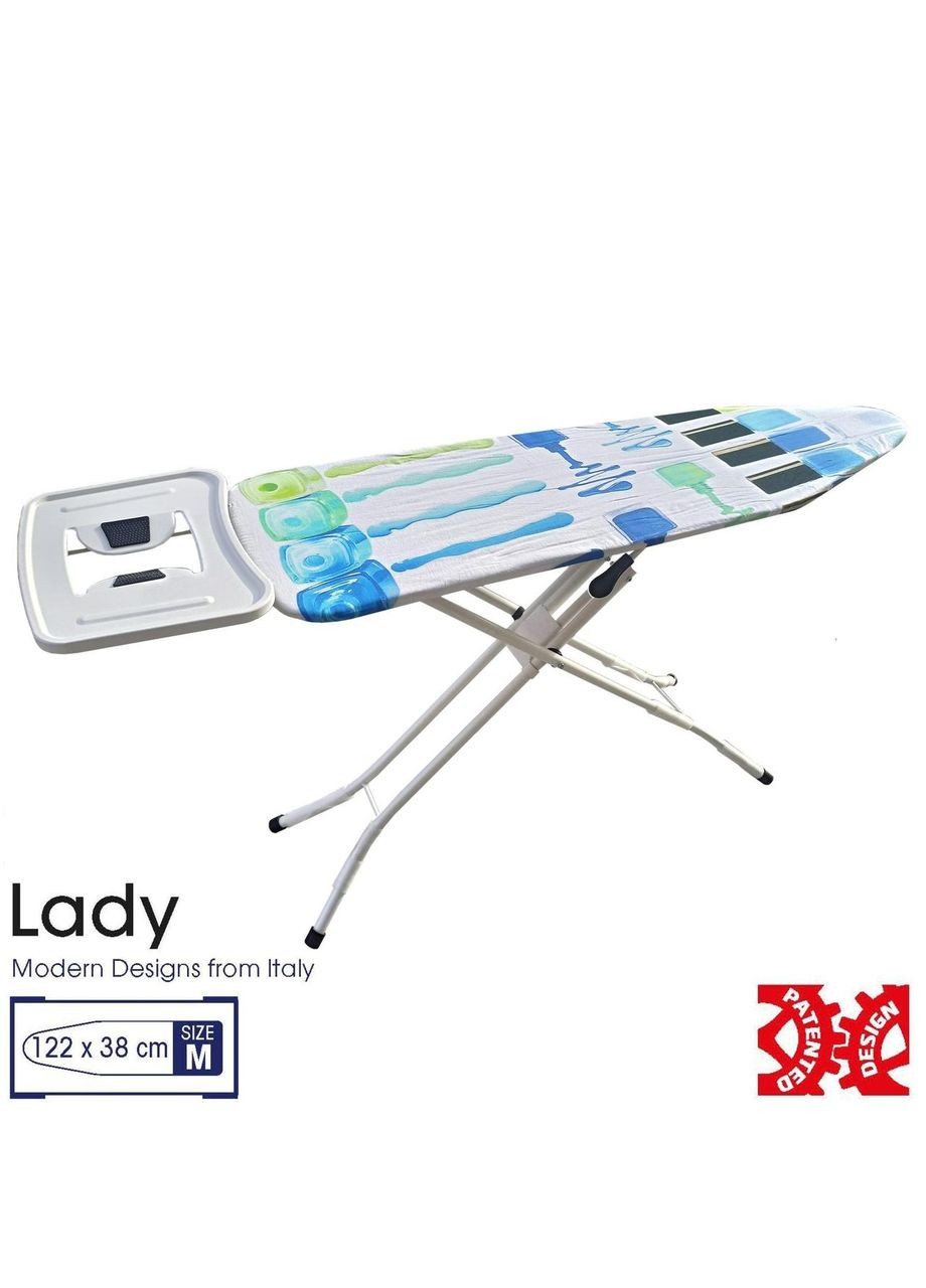 Дошка для прасування Lady 122x38 White/Blue Laquer (CS93574R267) Casa Si (363044660)