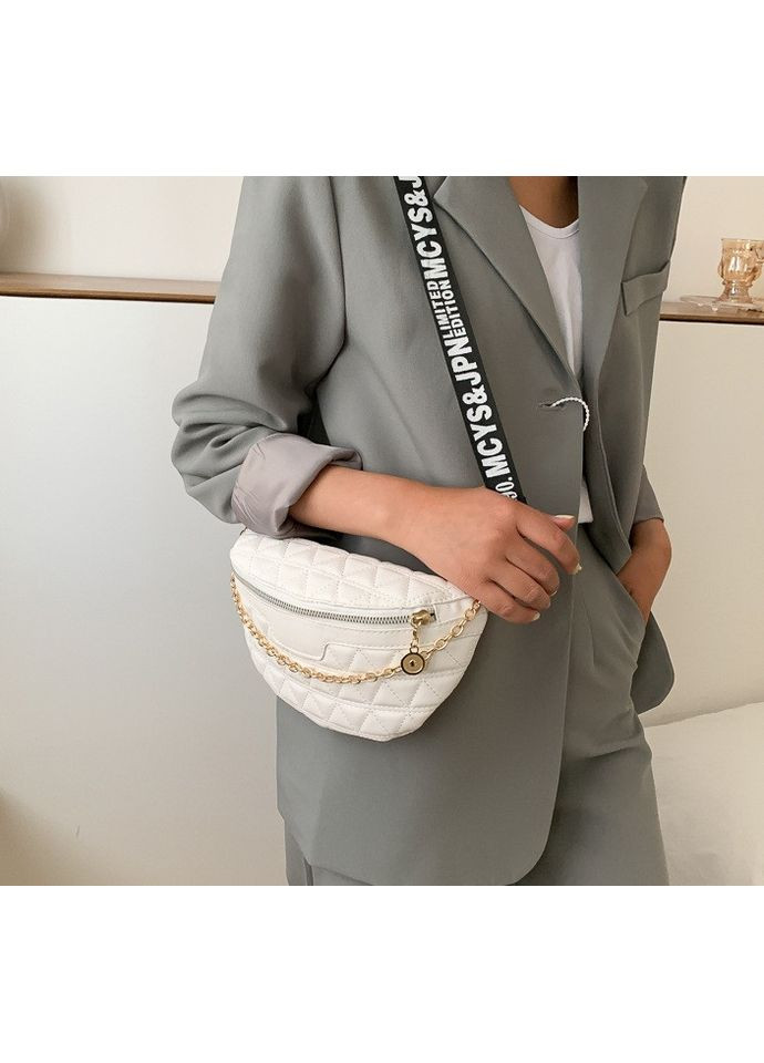 Міні сумка клатч жіноча біла з еко-шкіри через плече ProDobro (363259822)