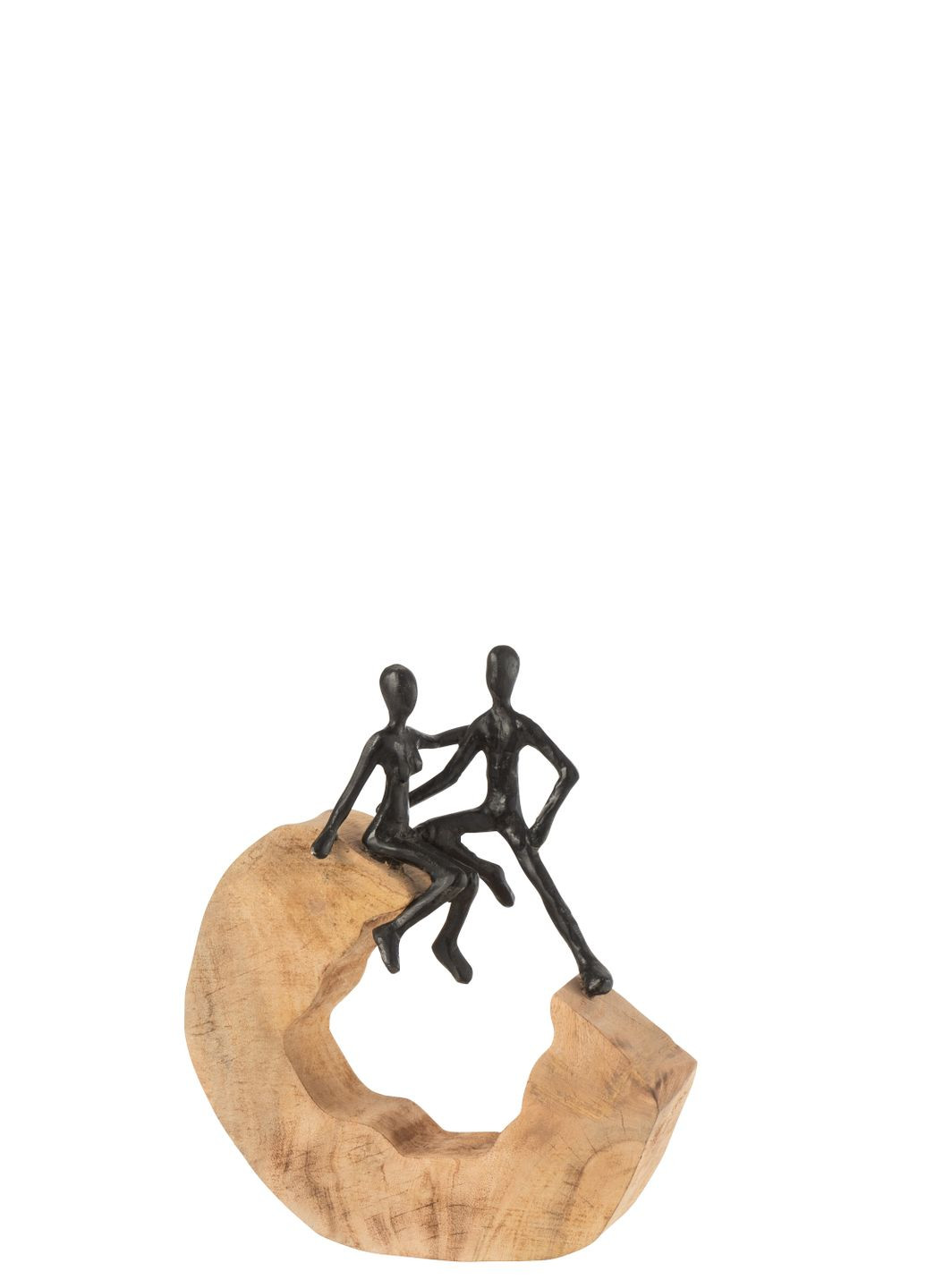 Статуетка з дерева манго пара кохання висота 28 см Бельгія (20802) J-Line (303354717)