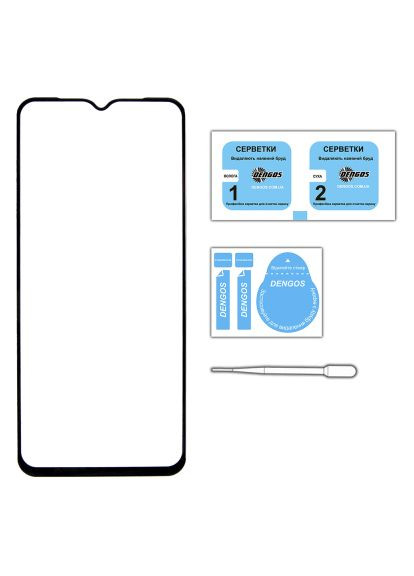 Стекло защитное Full Glue Oppo A38 (black) (TGFG-323) DENGOS Full Glue Oppo A38 (black) (366662247)