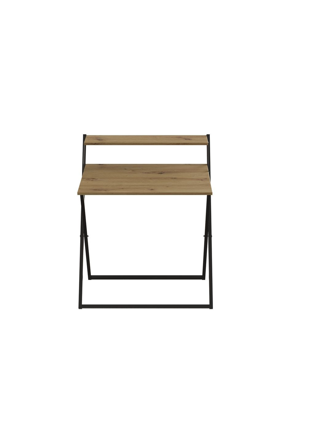 Стіл трансформер Компакт 4 750x790x720 Чорний метал ДСП Дуб Артізан 16 мм FRD-104695 Ferrum-decor (361944303)