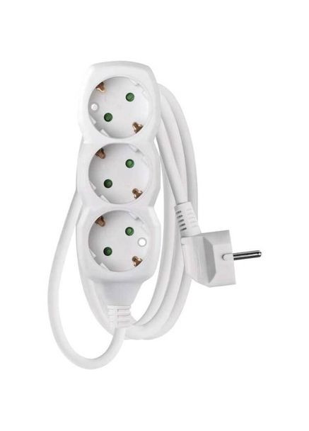Подовжувач 3 розетки 1.5м 16А 3х1.5мм2 White (P0321R) Emos (306992881)