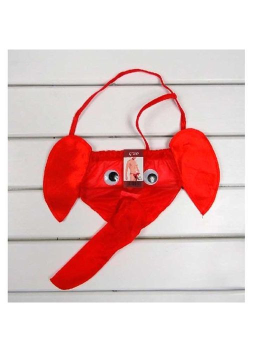 Мужские стринги "Слоник" - Красные - M/L/ Drive No Brand (335863400)