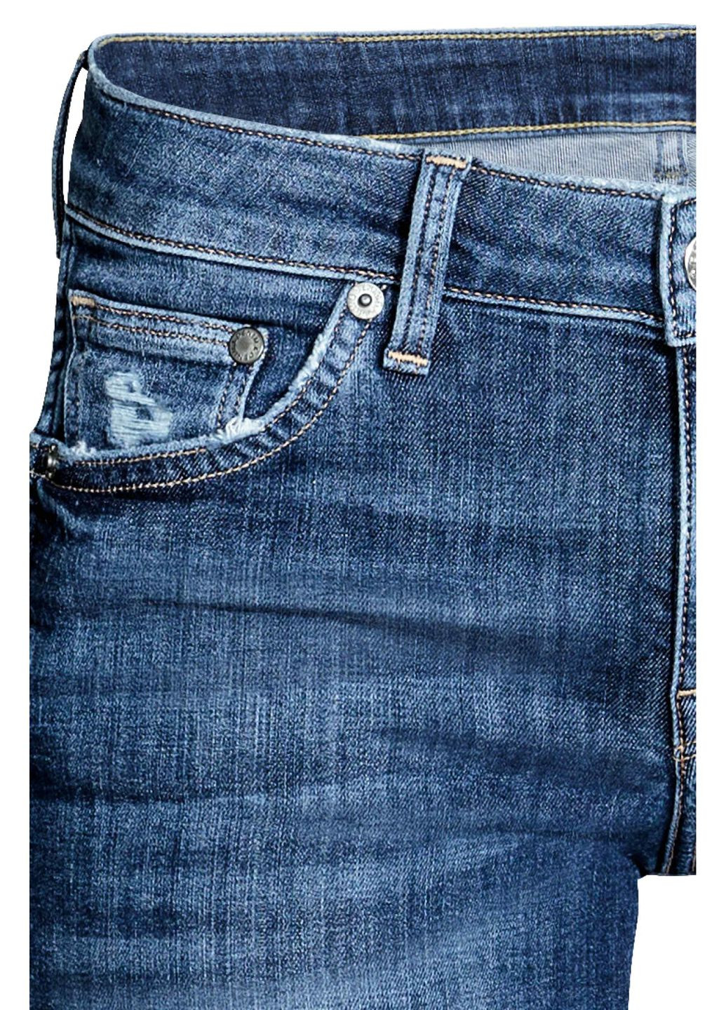 Джинсы лето,синий, H&M - (263693508)