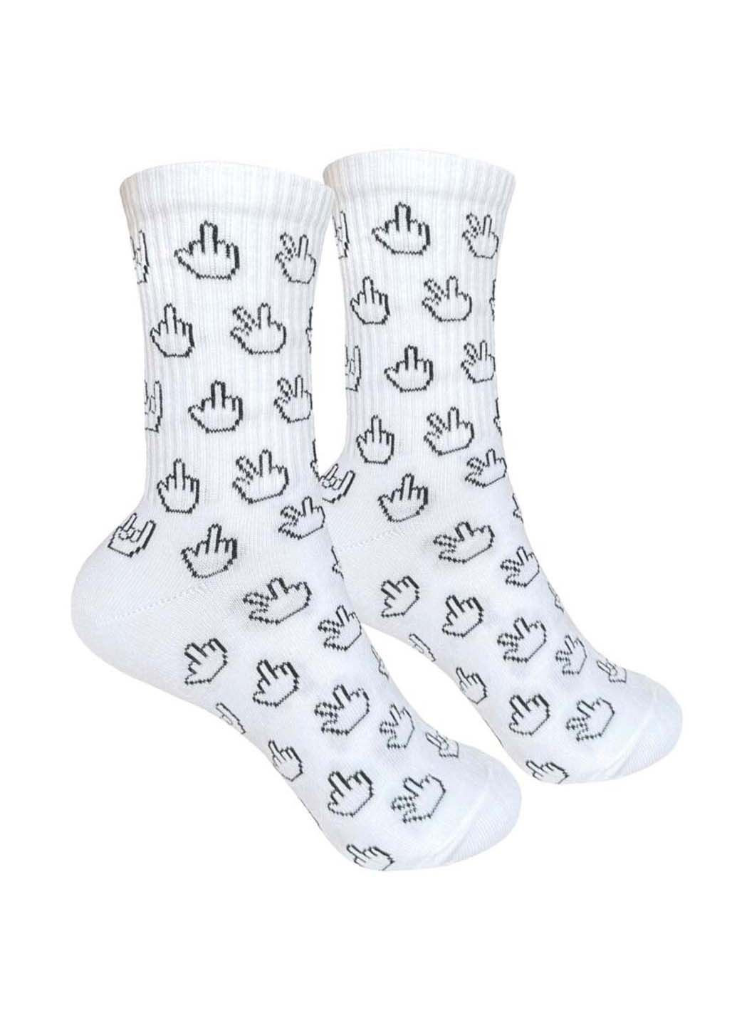 Чорно-білі чоловічі шкарпетки 1and1 (348467227)