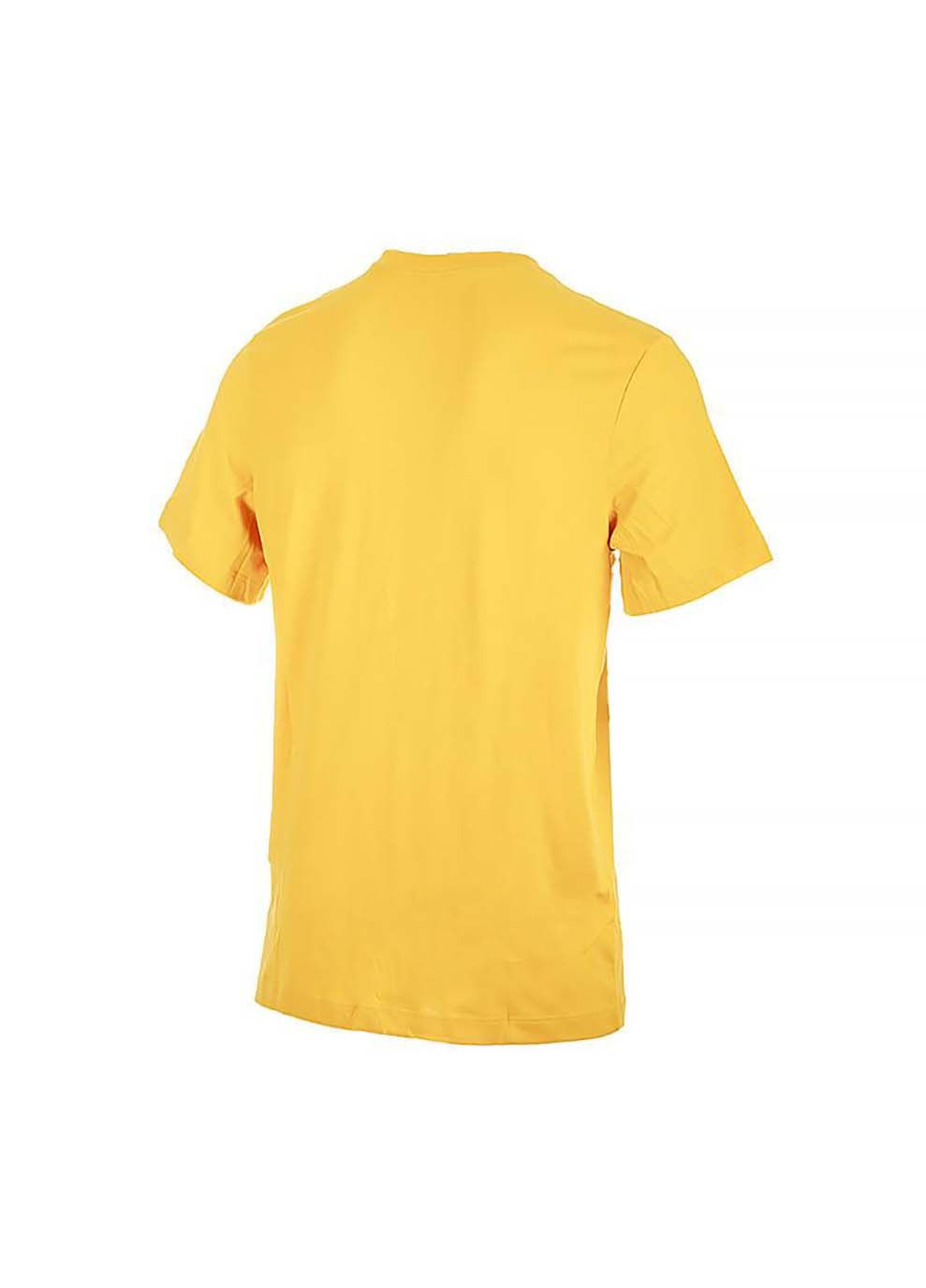 Желтая мужская футболка mjumpman df ss crew жёлтый Jordan