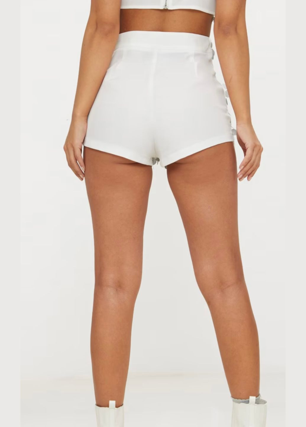 Шорти Білі BTG-0107 PrettyLittleThing (289748921)