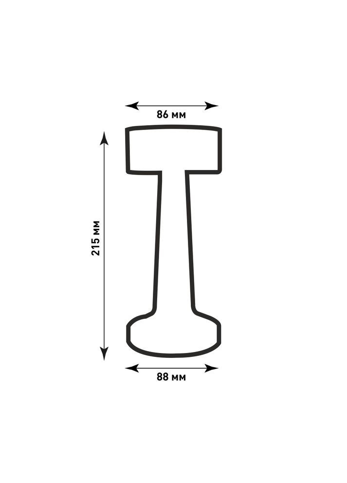 Настольная сенсорная светодиодная лампа 2Вт с аккумулятором 1200mA Золотая ESLLSE DOWN LIGHT (292731709)