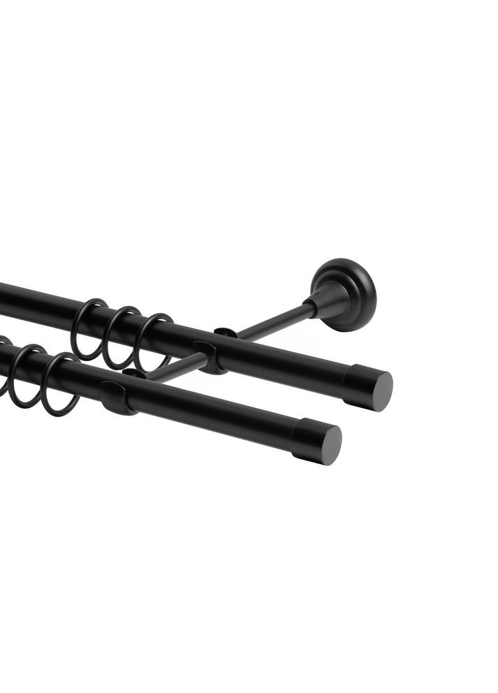 Наконечник заглушка для карнизов 19 мм, шт. черный мат IDEIA (275869915)