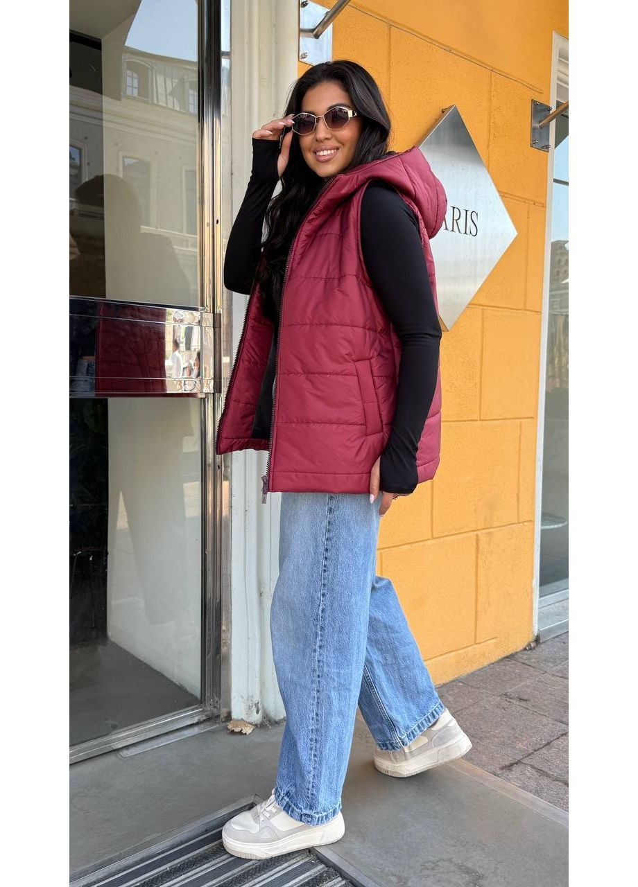 Утепленный женский жилет с карманами InFashion Жилет (363058571)