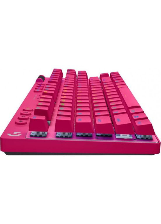 Клавіатура G Pro X TKL Lightspeed Tactile Magenta (920-012159) Logitech (319534547)