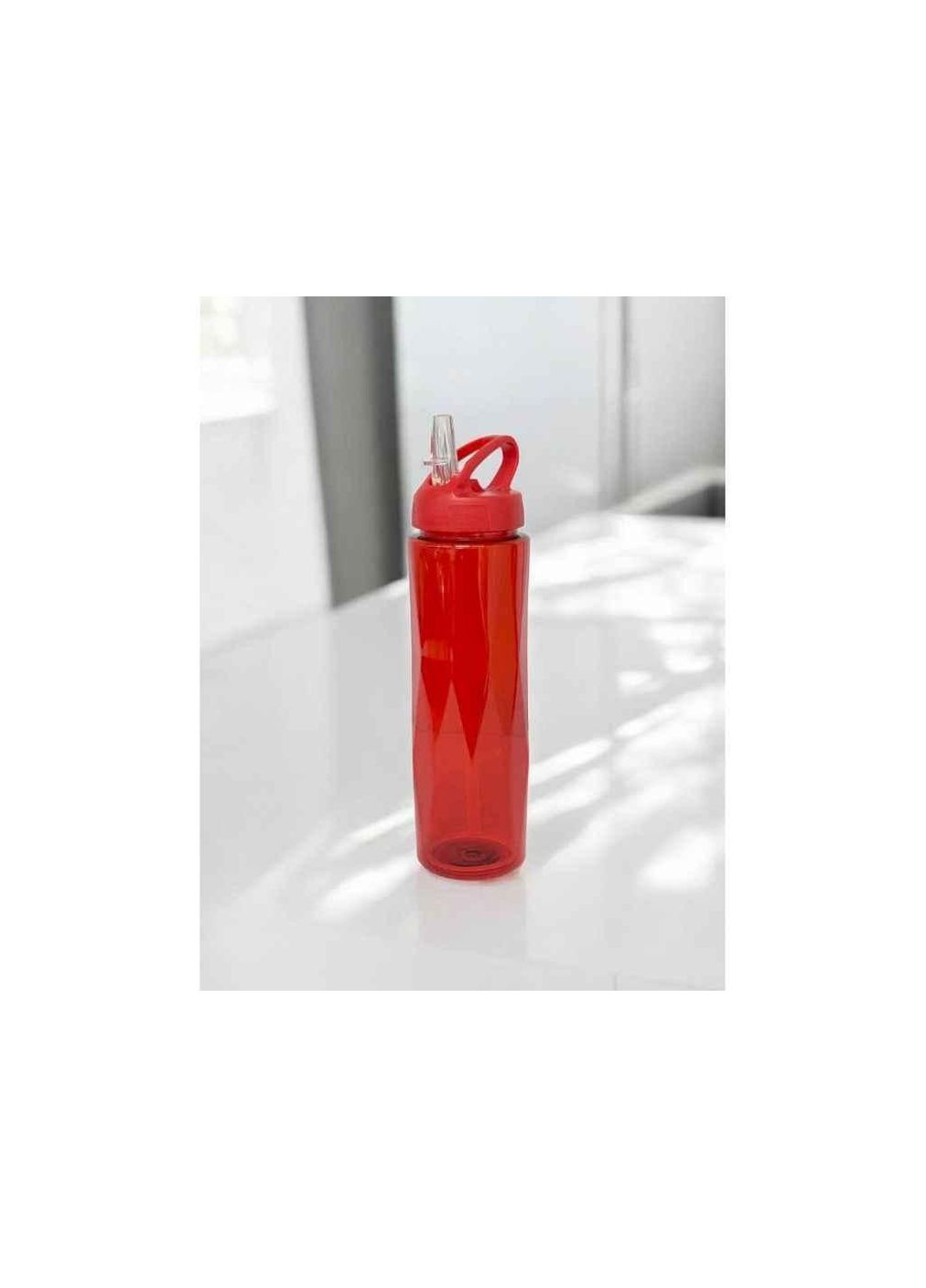 Пляшка для води пластик червоний м.659 800мл ТМ SP (364209289)