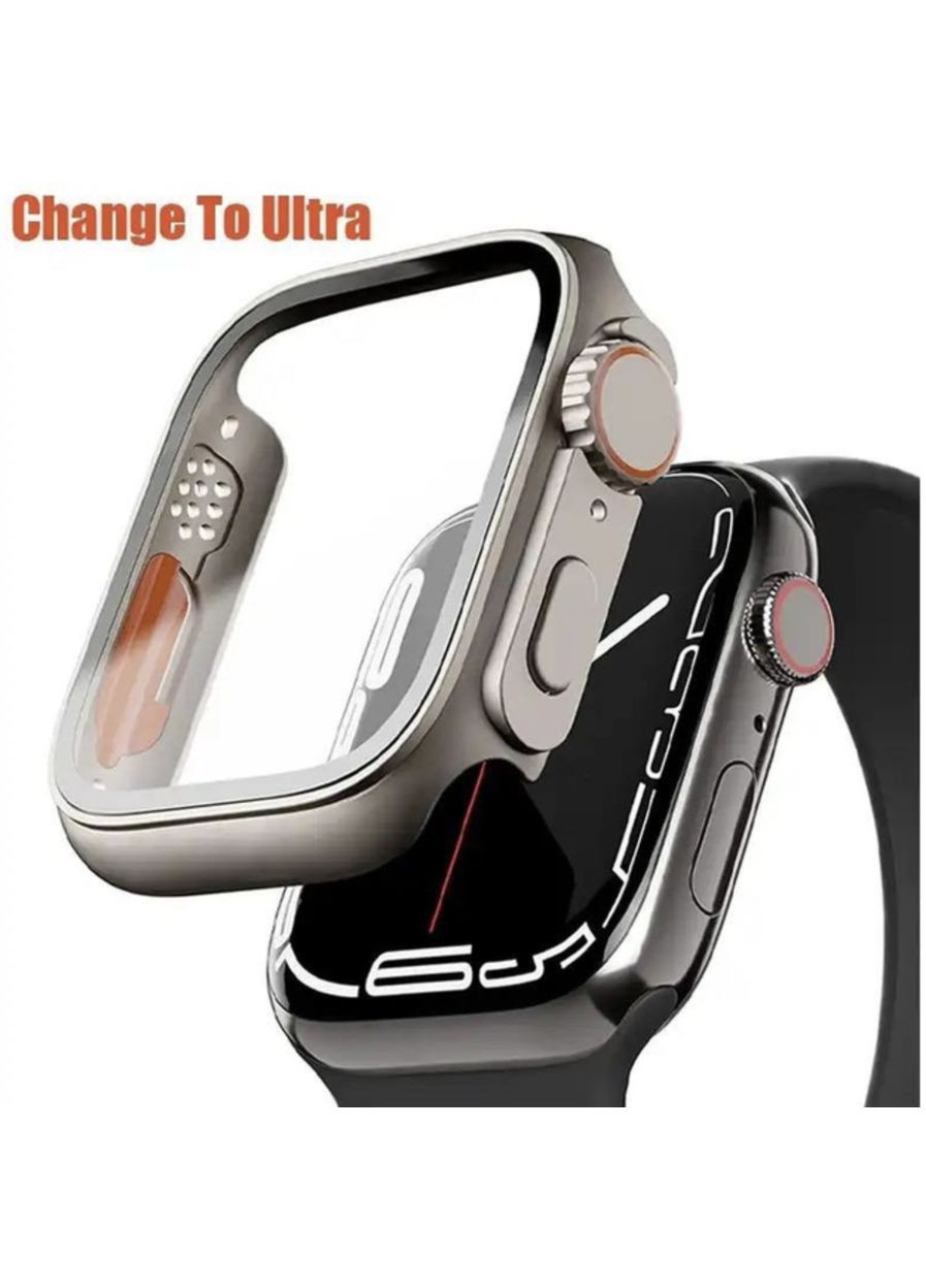 Захисний чохол із захисним склом 3 для Apple Watch 44 мм у стилі Ultra Gray CHOICE (361855468)