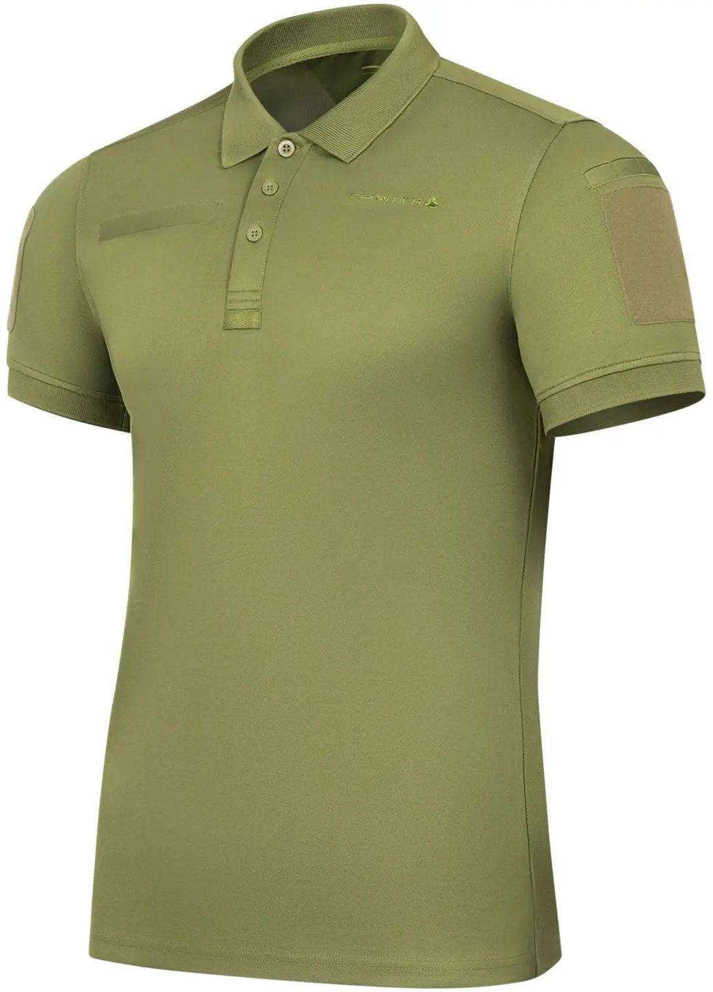 Хаки (оливковая) футболка поло frontier ilvus khaki No Brand