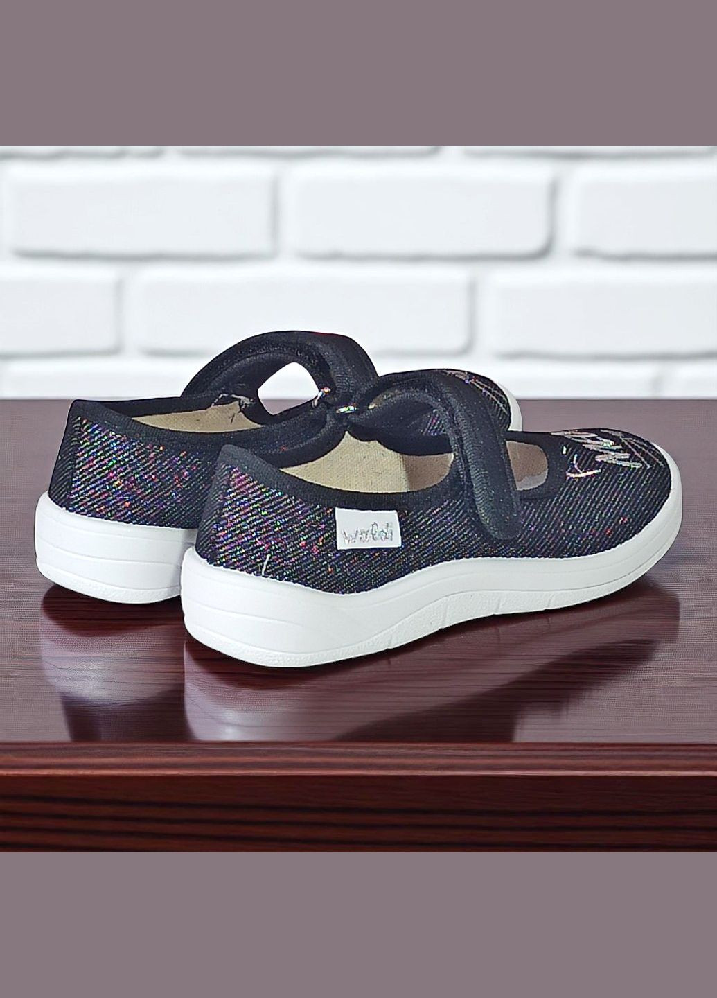 Тапочки ортопедичні до школи на липучках для дівчини змінне взуття Waldi (342716020)