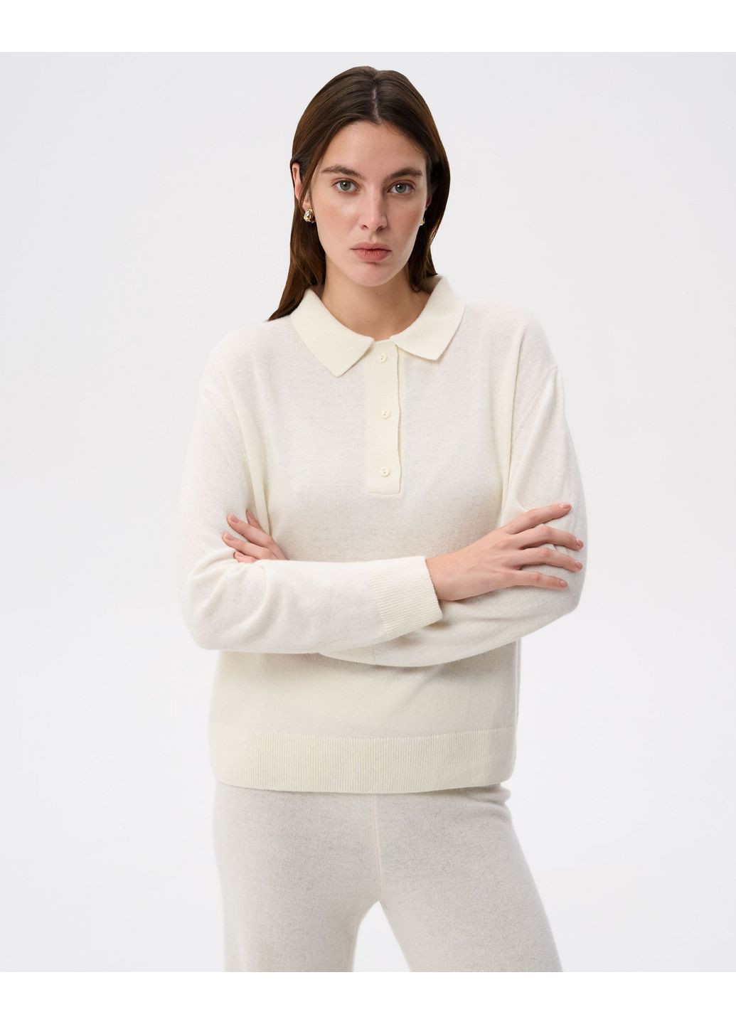 Молочный джемпер – поло frances O.TAJE