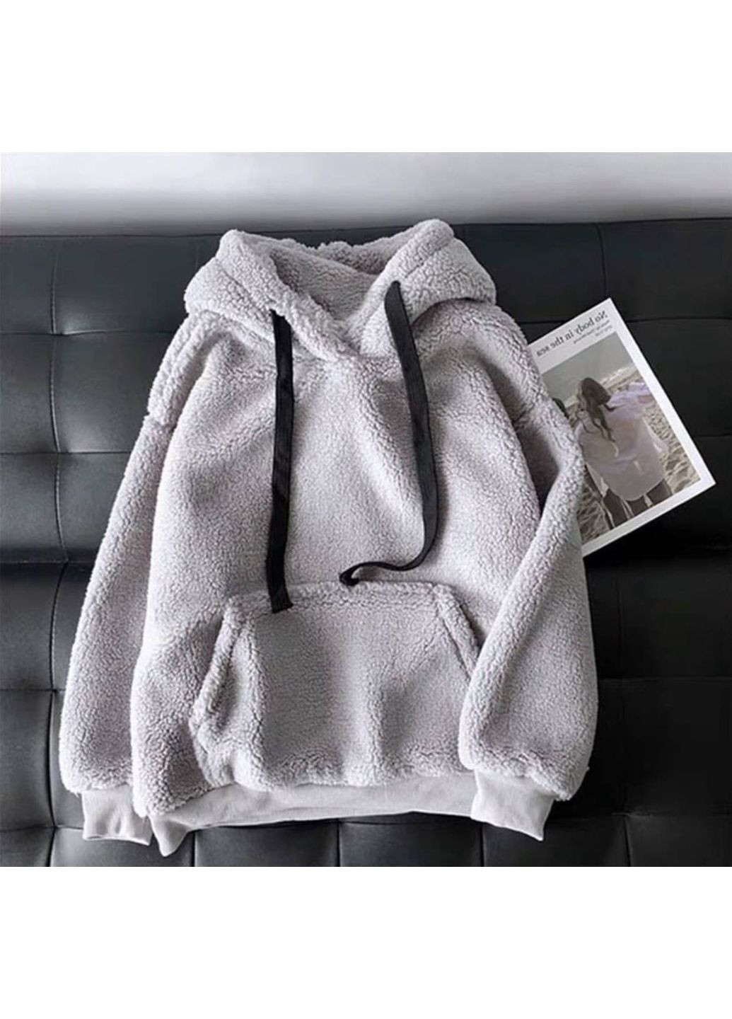 Тепле худі з хутра тедді "Soft Mood" – Розмірна сітка в описі Vione (367077115)