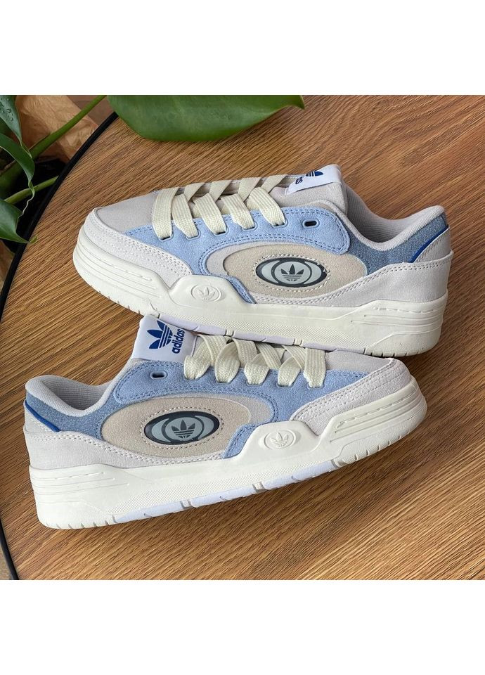 Голубые демисезонные кроссовки мужские и женские adidas adi2000 x 'blue dawn' | адидас ади 2000 голубые No Brand