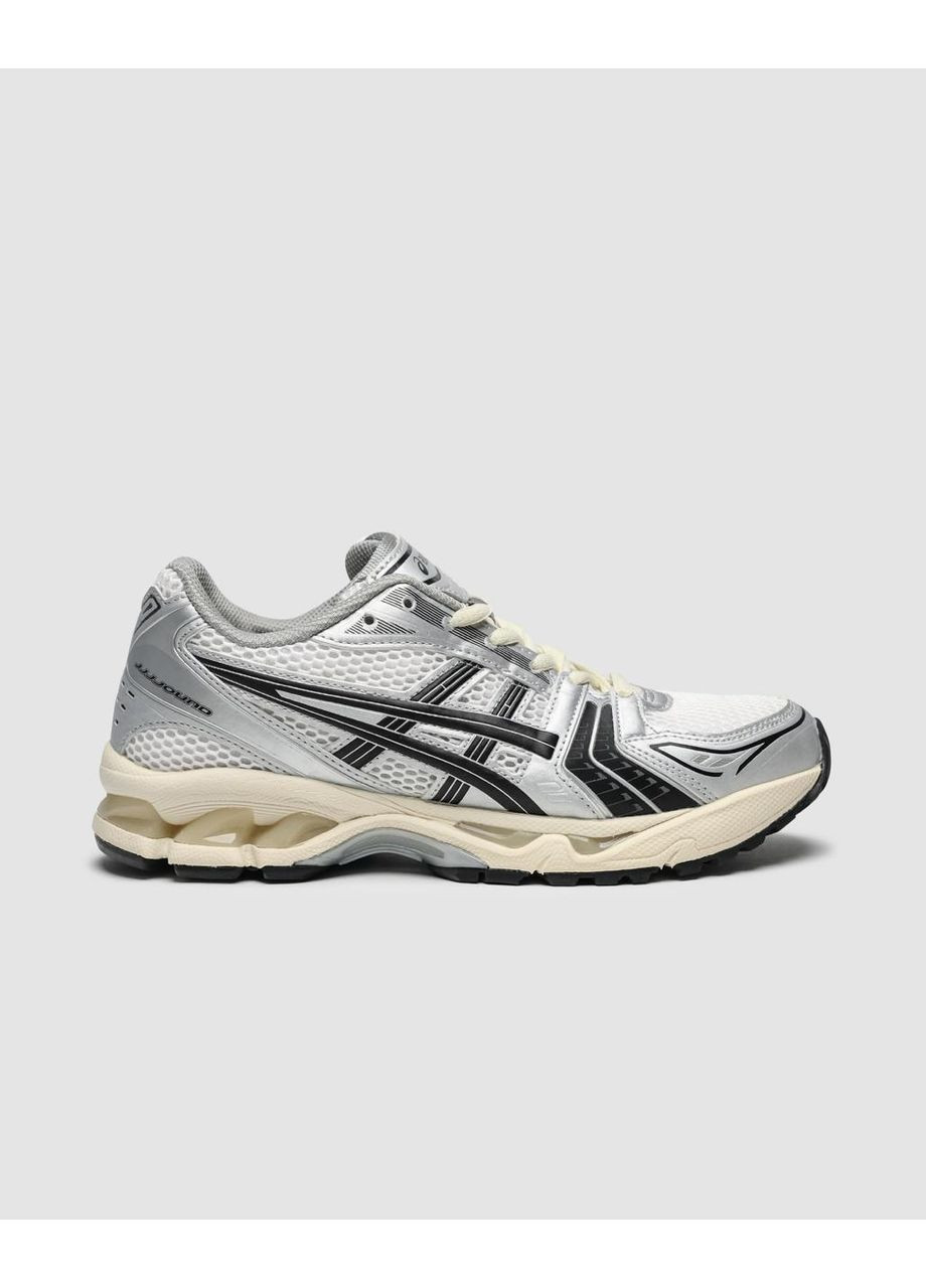 Сріблясті кросівки jjjjound x asics silver/black No Brand Gel Kayano 14