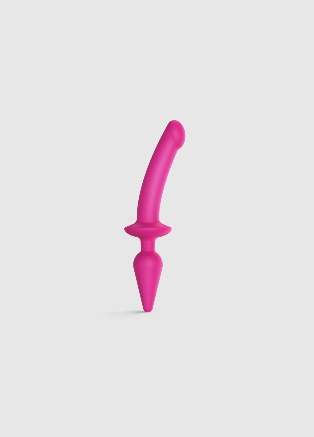 Анальна пробка з дилдо 2в1 SWITCH PLUG-IN DILDO Fuchsia L, діаметр 4,5/3,4 см Strap-On-Me (300290962)
