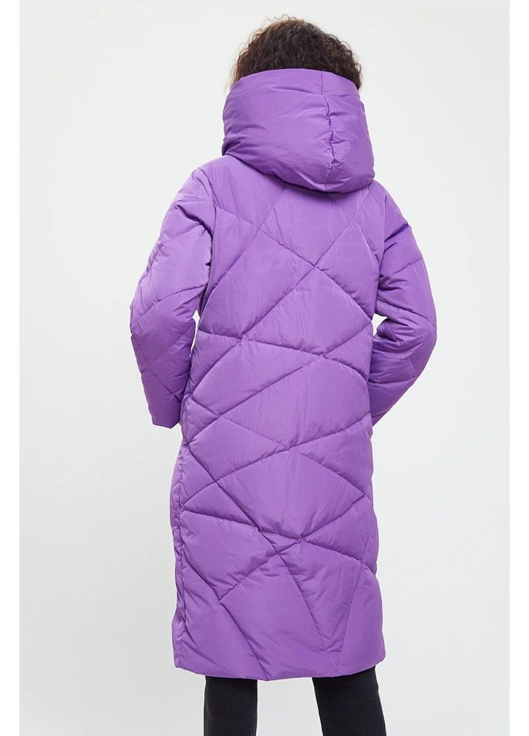 Фиолетовый зимний Пуховик Finn Flare