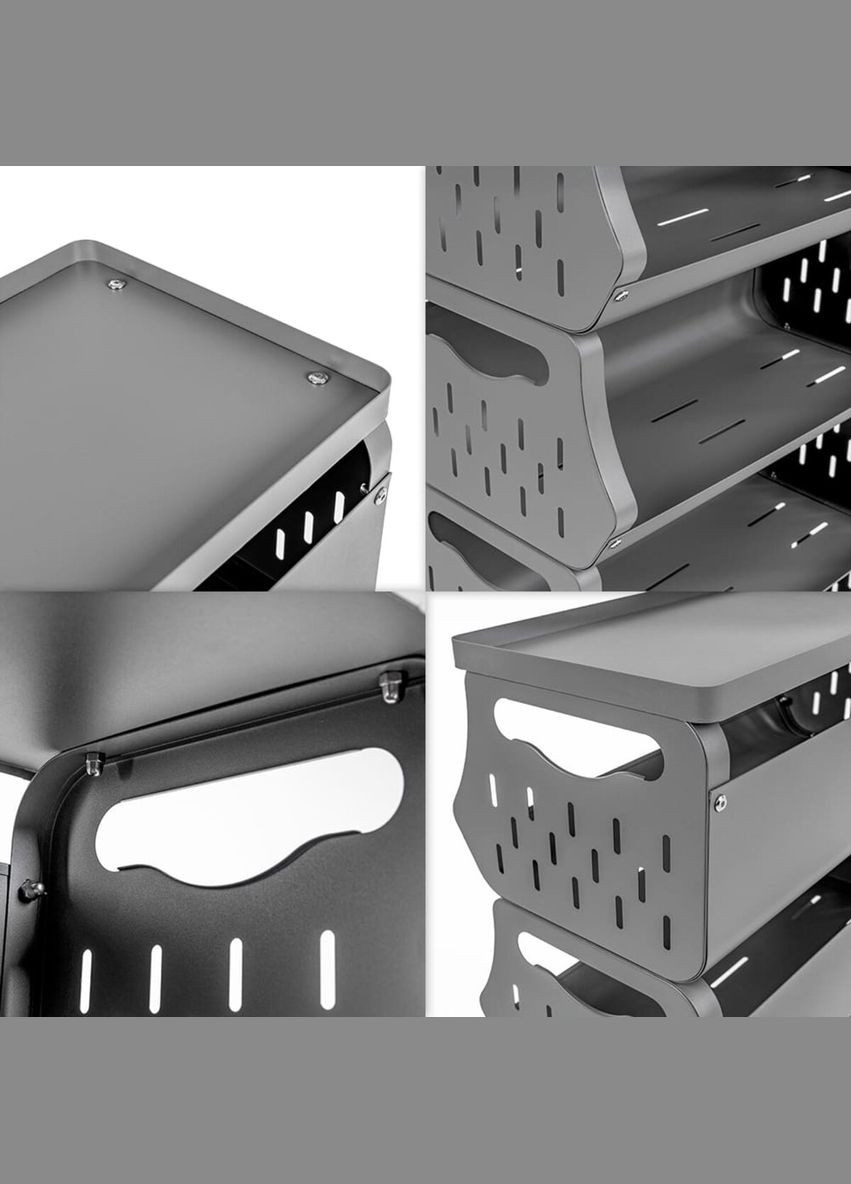 Стеллаж универсальный для хранения четырехъярусный 60*30*100см Sticker Wall (316464893)