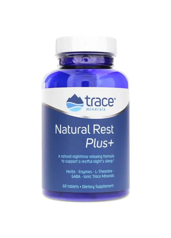 Підтримка сну NaturalRest Plus+, 60 таблеток Trace Minerals Research (361114288)