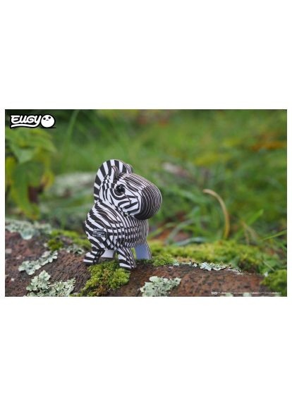 Пазл (XEG-011) Eugy 3D Зоопарк Зебра (366159482)