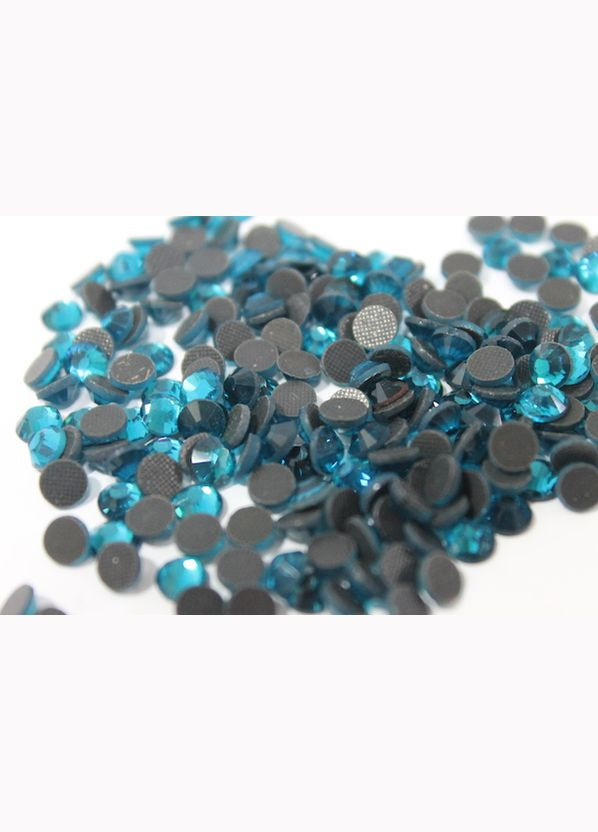 Стрази скляні на термооснові /50шт Блакитний №32 FROM FACTORY SRF (360895428)