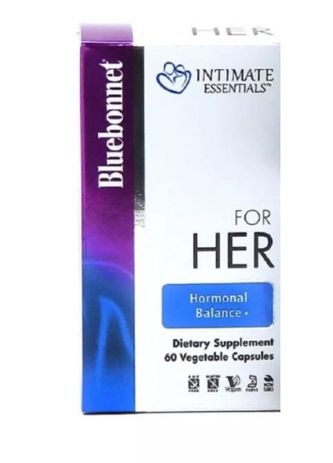 Intimate Essentials For Her Hormonal Balance 60 Veg Caps Bluebonnet Nutrition (294058463)