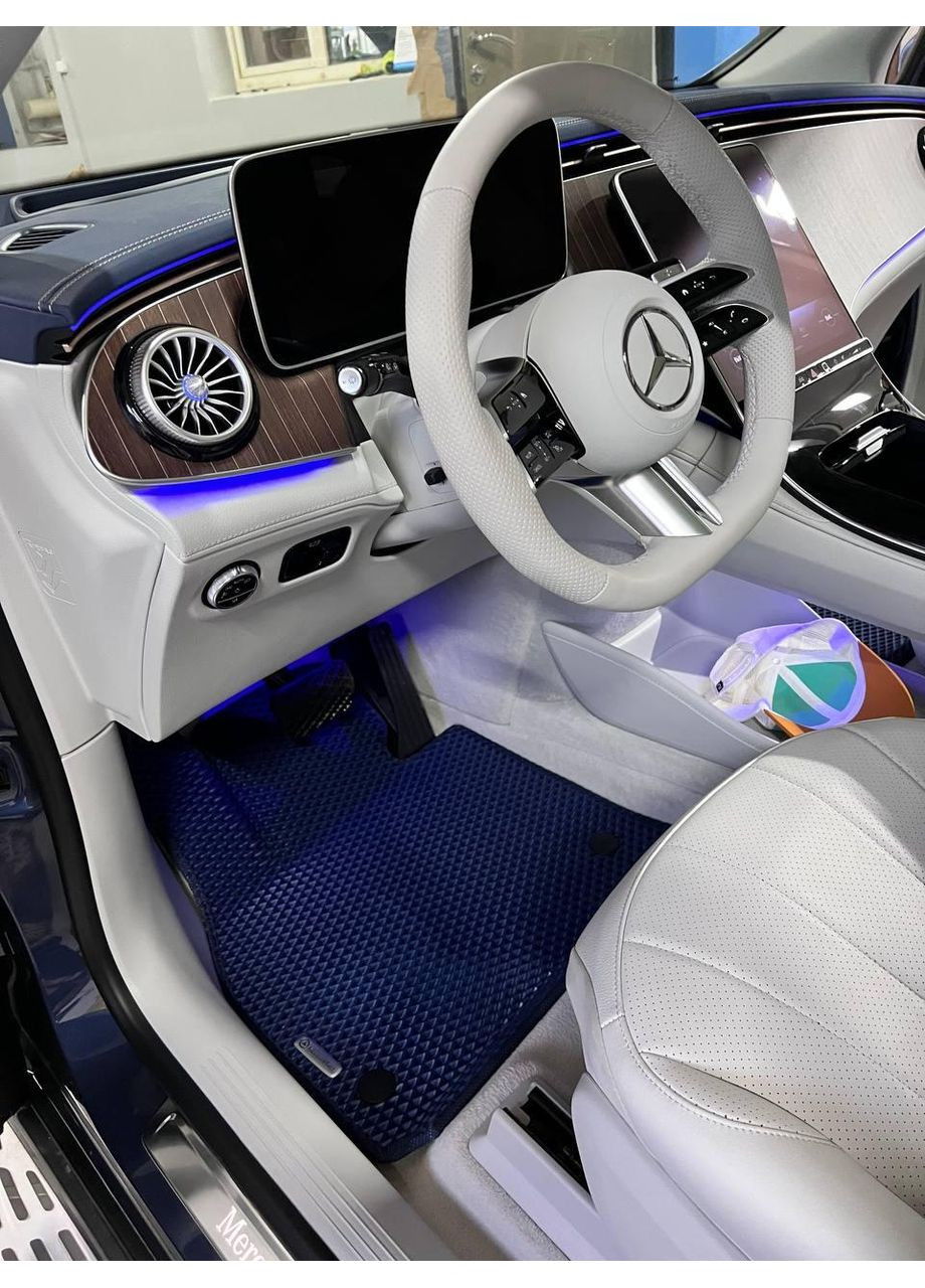 Коврики в Mercedes-Benz 2023-, Коврики ЭВА для мерседес бенс, комплект модельных ковриков. Eva EQE SUV (360948052)