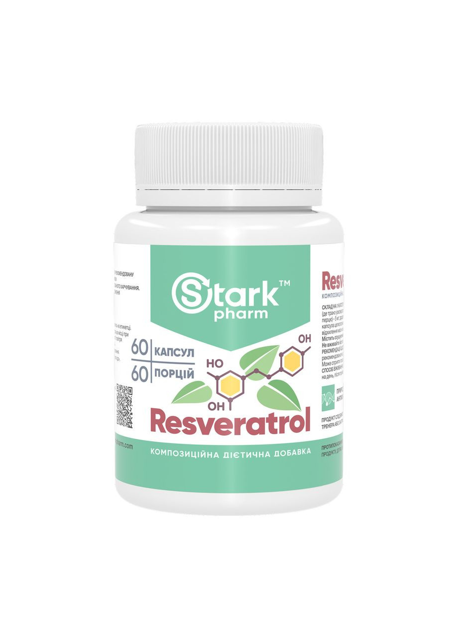 Resveratrol 100mg - 60 caps Stark Pharm (369400415)