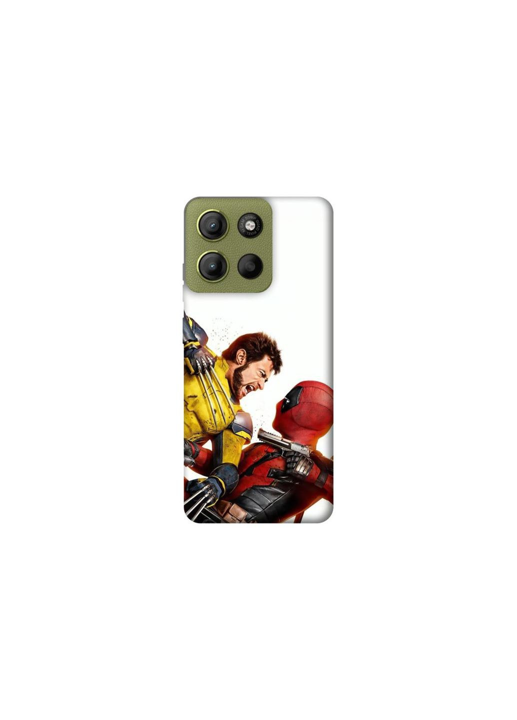 Чохол на Motorola Moto G15 4G Deadpool and Wolverine Frontalka (353329601)