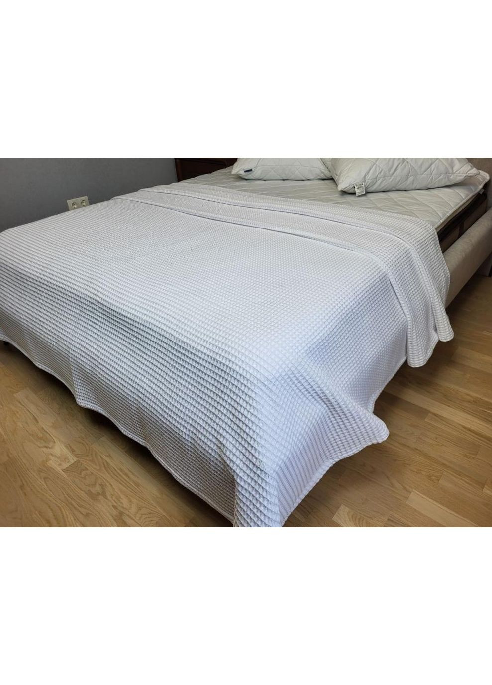 Покривало Білий, Піке Сота 220*260 No Brand (363192637)