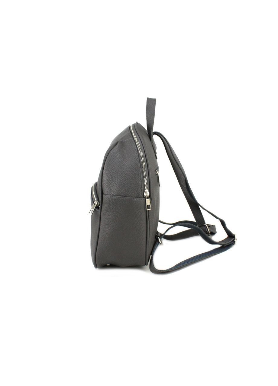 Кожаный женский рюкзак темно-серый Borsacomoda (276195364)