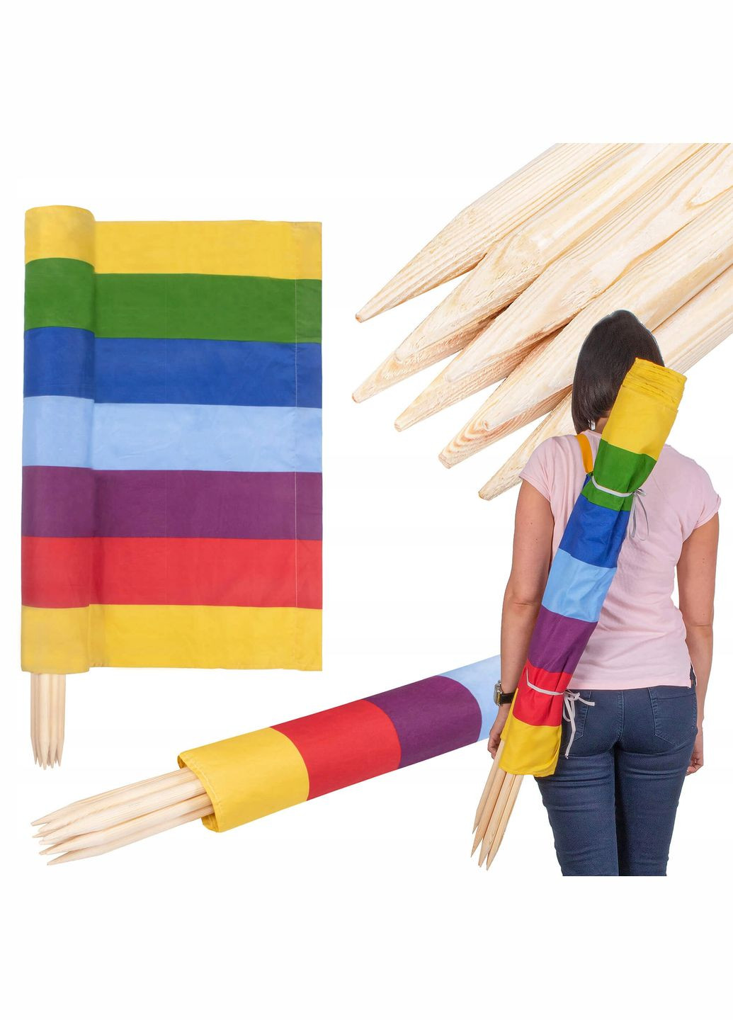 Параван, захисна пляжна ширма (екран) 0.75 x 12 м PA011 Springos (315826067)