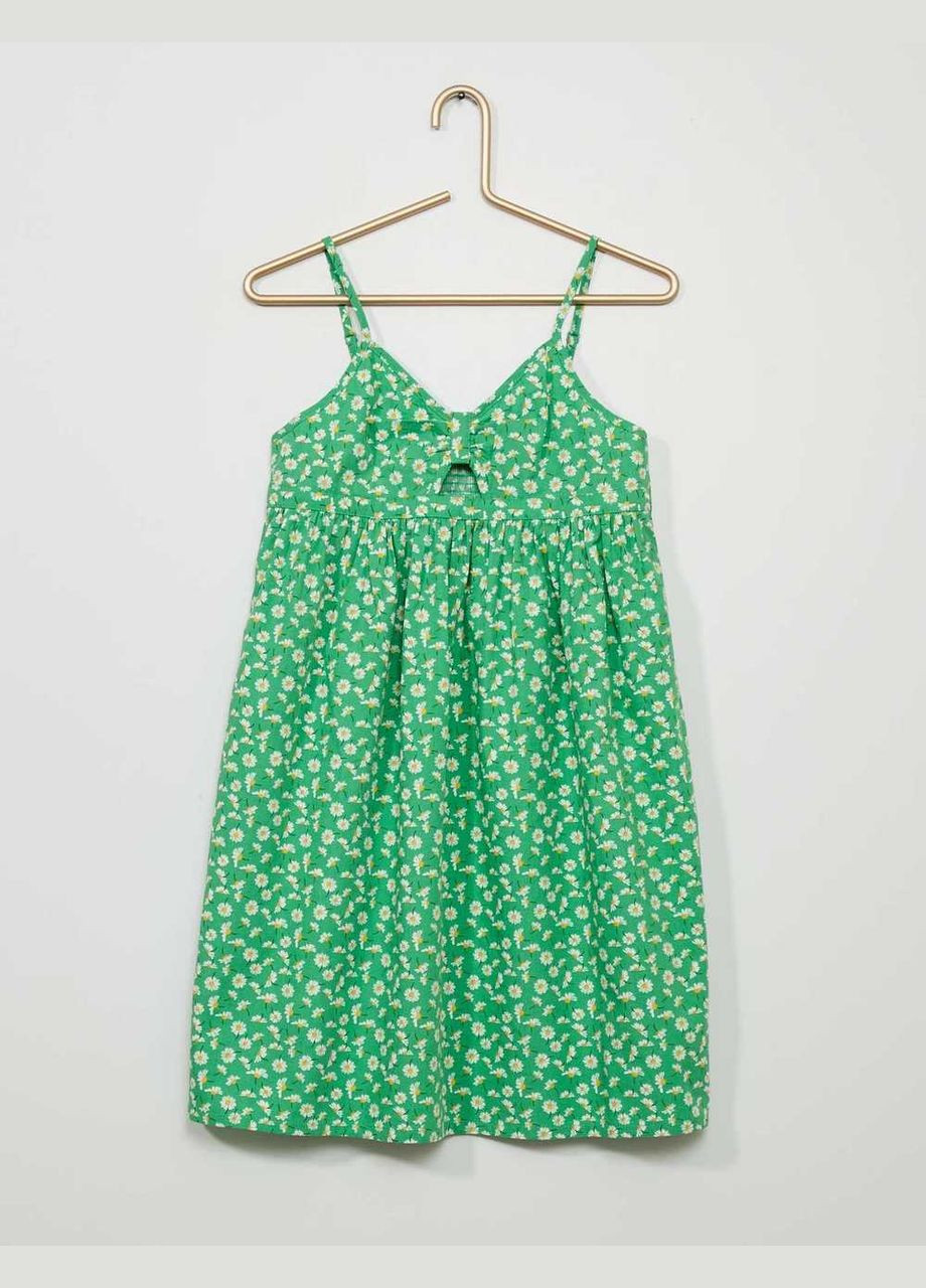 Зелёное платье лето,зеленый в узоры, Kiabi (291163243)