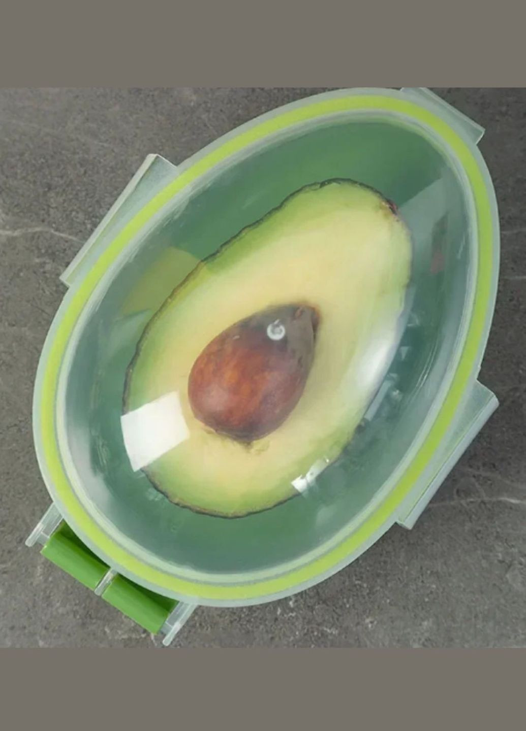 Контейнер для хранения авокадо, зеленый с застежками DobraMAMA (279340960)