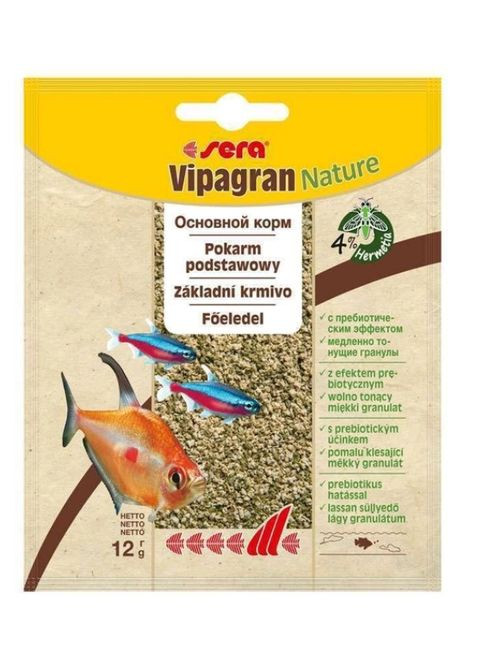 Корм Vipagran Nature для акваріумних риб у гранулах 12 гр Sera (278369062)